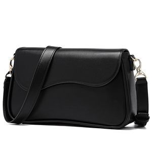 Crossbody Bag, Pu Leather Square Flapover Shoulder Bags, Stylish Flip c: